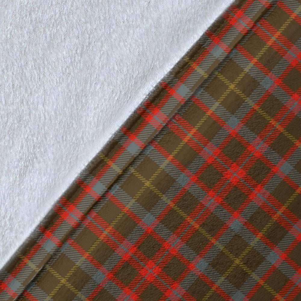 Clan MacKintosh Hunting Weathered Tartan Crest Blanket Wave Style VL98 Clan MacKintosh / MacIntosh Tartan Today   