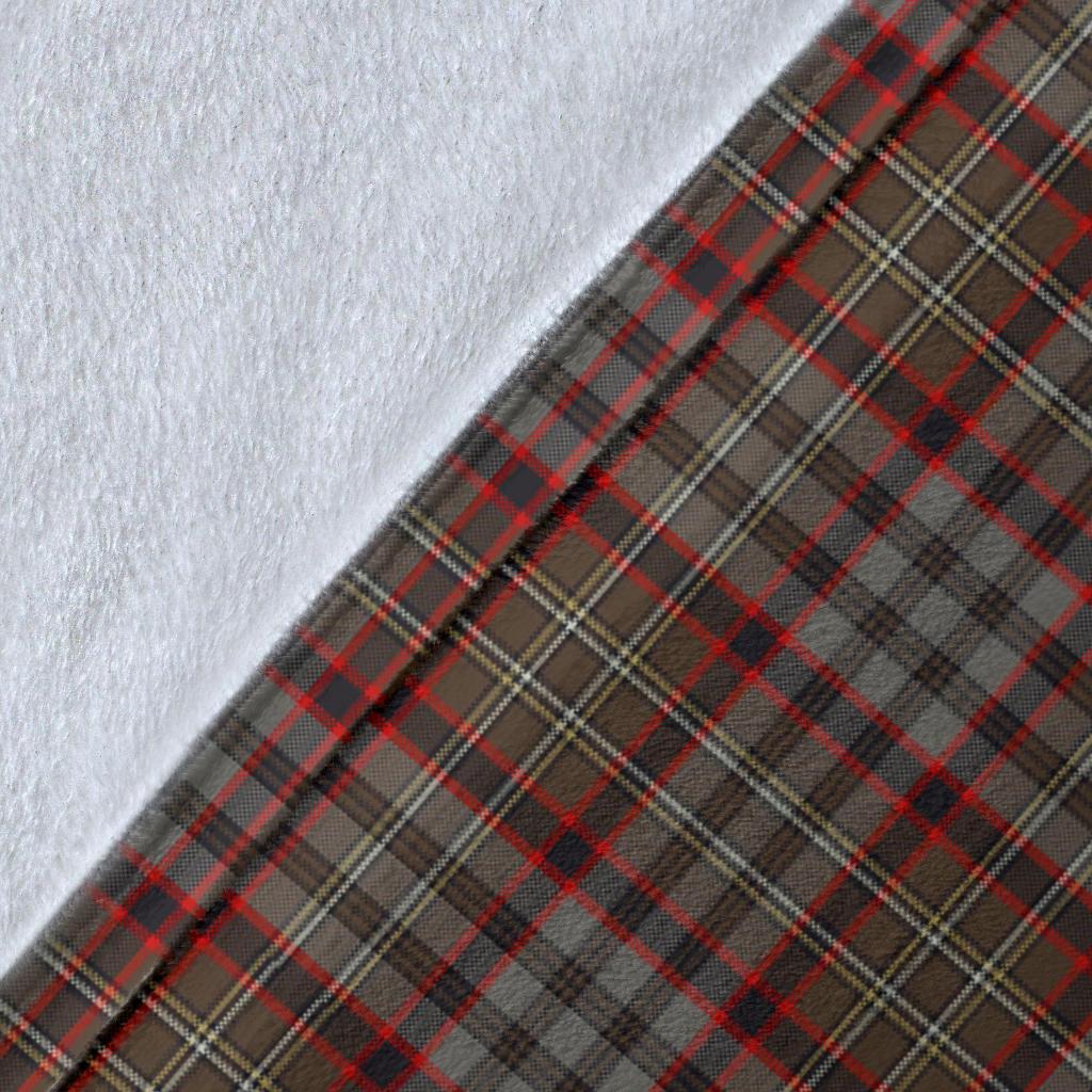 Clan Nicolson Hunting Weathered Tartan Crest Blanket Wave Style RM89 Clan Nicolson Tartan Today   