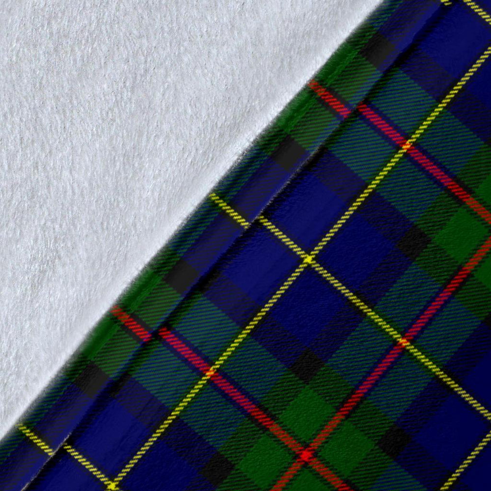 Clan MacLeod of Harris Modern Tartan Crest Blanket Wave Style QT46 Clan Hall Tartan Today   