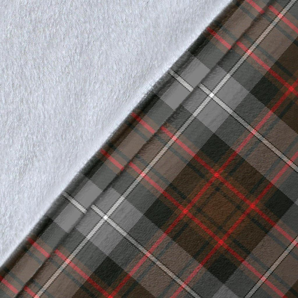 Clan MacRae Hunting Weathered Tartan Crest Blanket Wave Style ET39 Clan MacRae Tartan Today   