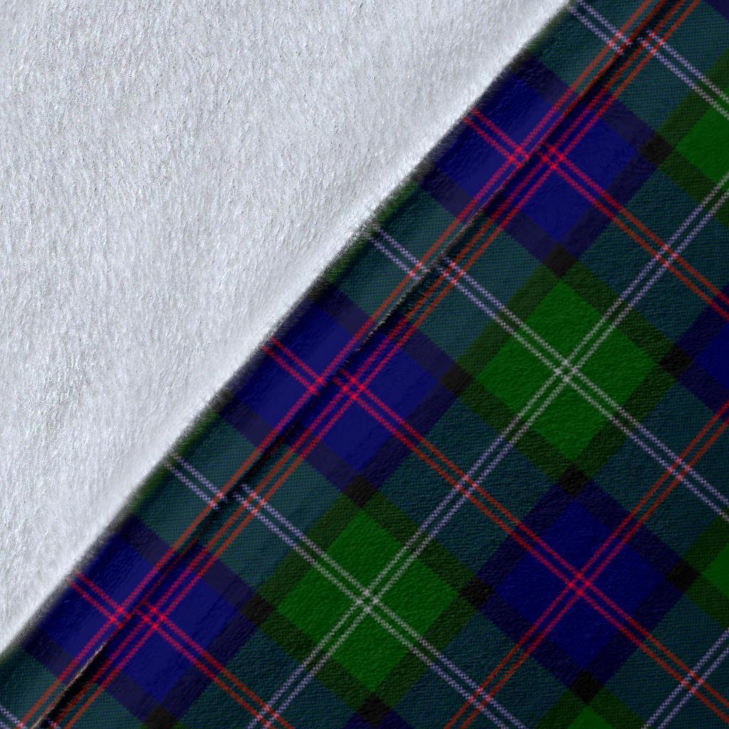 Clan MacThomas Modern Tartan Crest Blanket Wave Style KU85 Clan MacThomas Tartan Today   