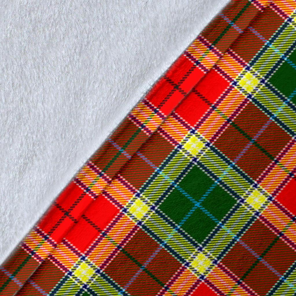 Clan Gibbs Tartan Crest Blanket Wave Style NA69 Clan Gibbs Tartan Today   