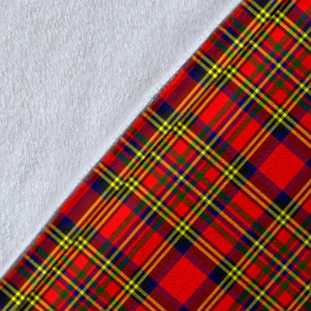 Clan Hepburn Tartan Crest Blanket Wave Style PW20 Clan Hepburn Tartan Today   