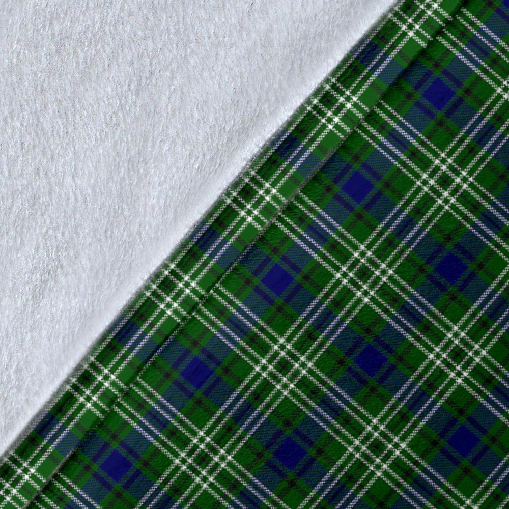Clan Tweedside District Tartan Crest Blanket Wave Style UJ89 Clan Hall Tartan Today   