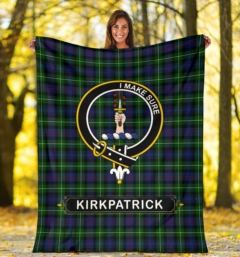Clan Kirkpatrick Family Tartan Crest Blankets SPCT36 Clan Kirk Tartan Today   