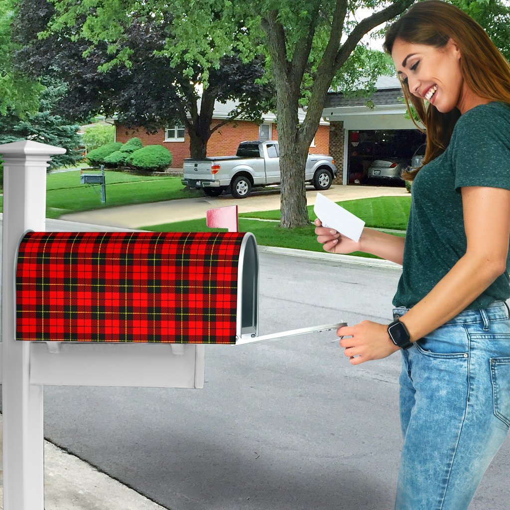 Clan Wallace Hunting Red Tartan Mailbox BG26 Clan Wallace Tartan Today   