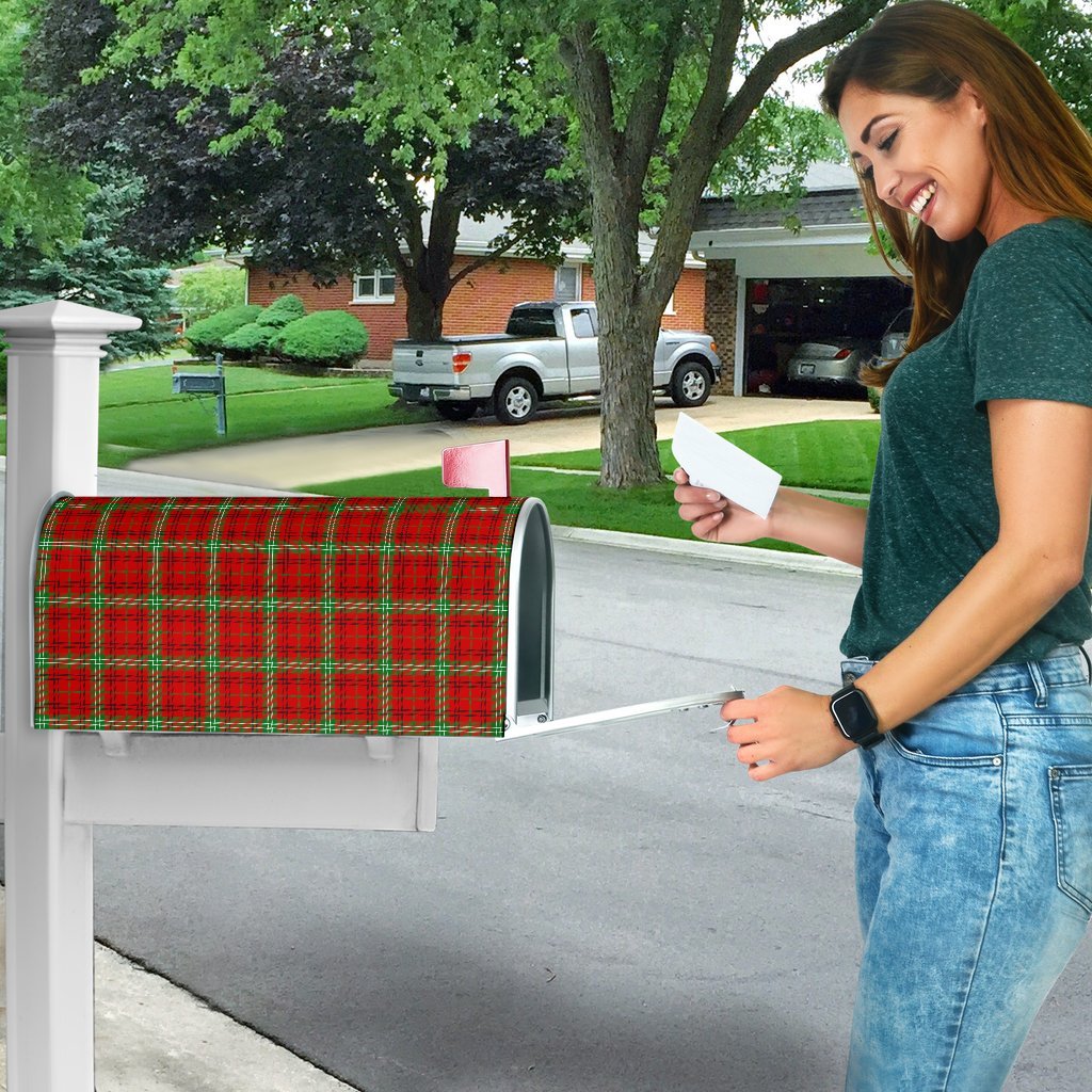Clan Morrison Red Modern Tartan Mailbox GJ57 Clan Morrison Tartan Today   