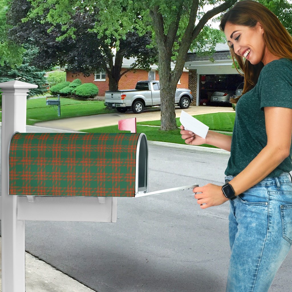 Clan Menzies Green Ancient 2 Tartan Mailbox YX71 Clan Menzies Tartan Today   