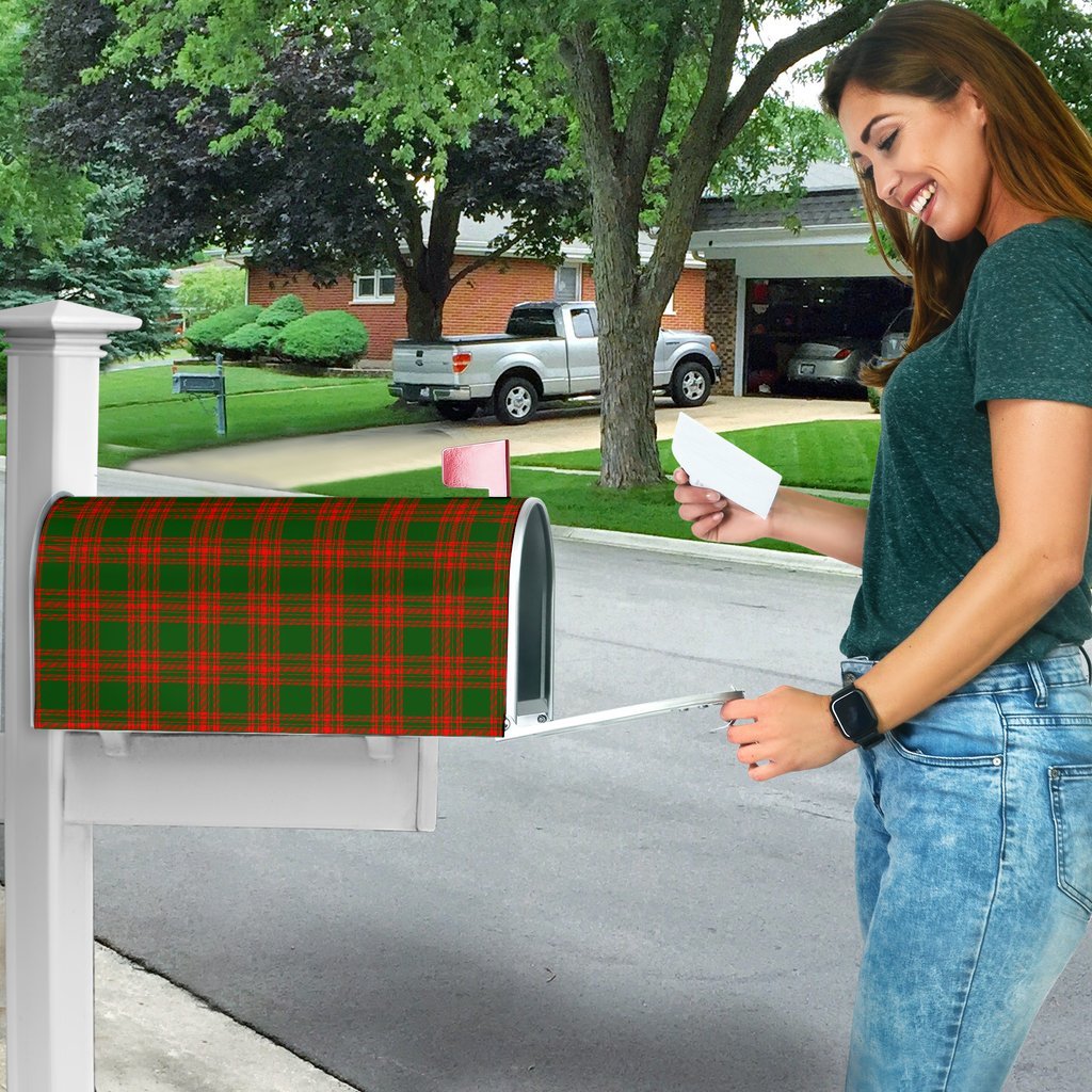 Clan Menzies Green Modern Tartan Mailbox RJ23 Clan Menzies Tartan Today   