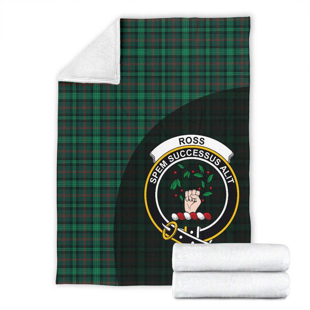 Clan Ross Hunting Modern Tartan Crest Blanket Wave Style  SPGS83 Clan Ross Tartan Today   