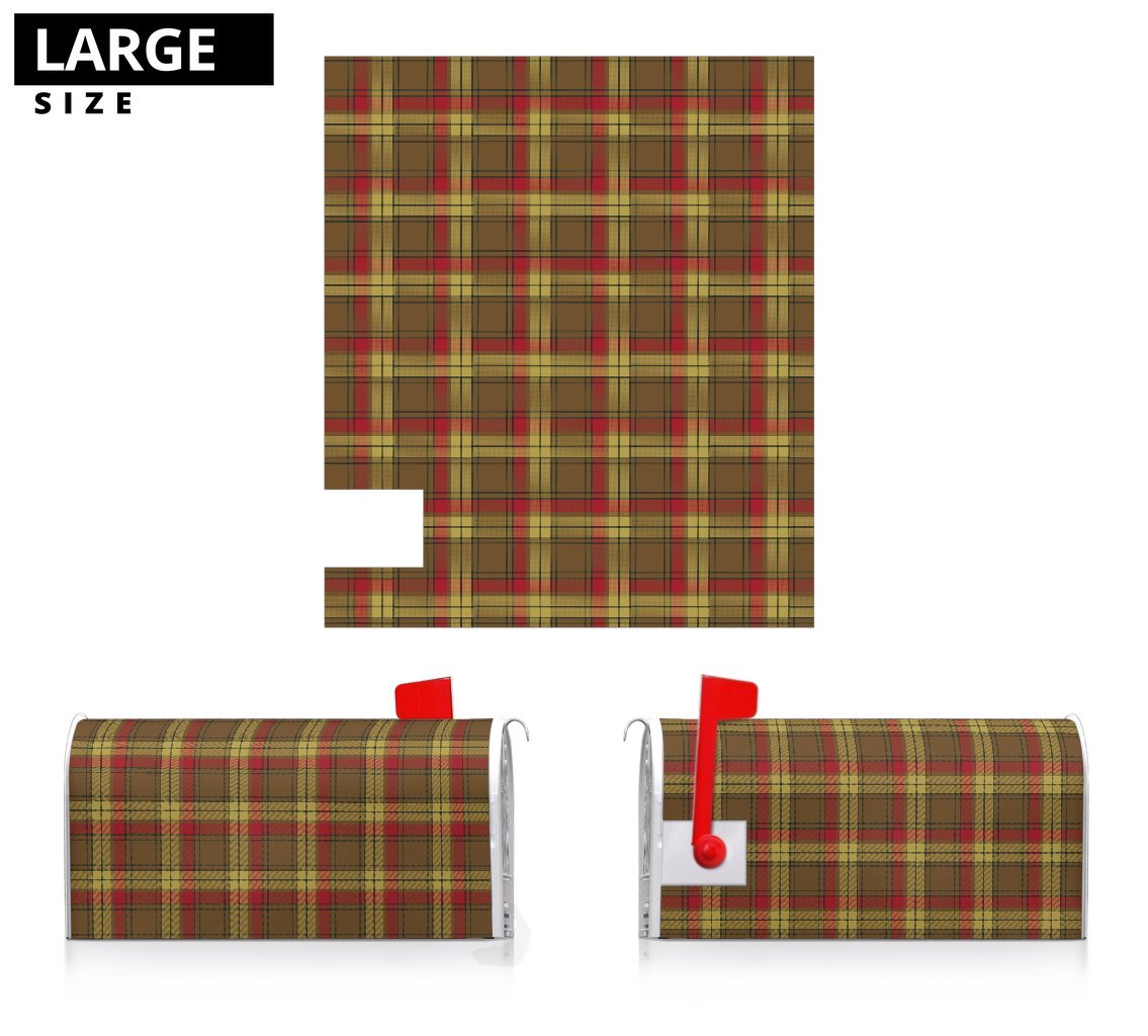 Clan MacMillan Old Weathered Tartan Mailbox TY80 Clan MacMillan Tartan Today   