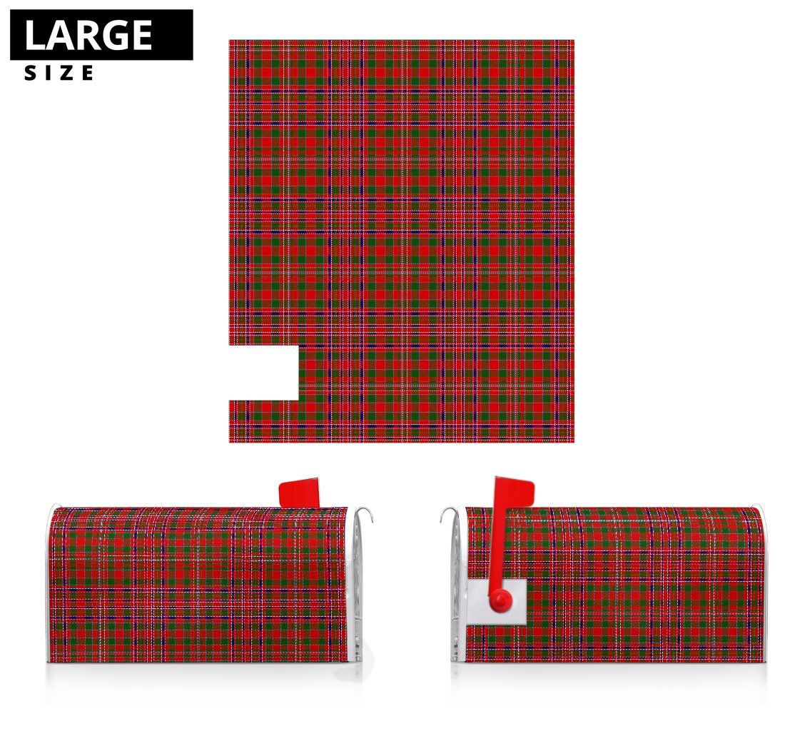 Clan MacAlister Modern Tartan Mailbox FB31 Clan MacAlister Tartan Today   