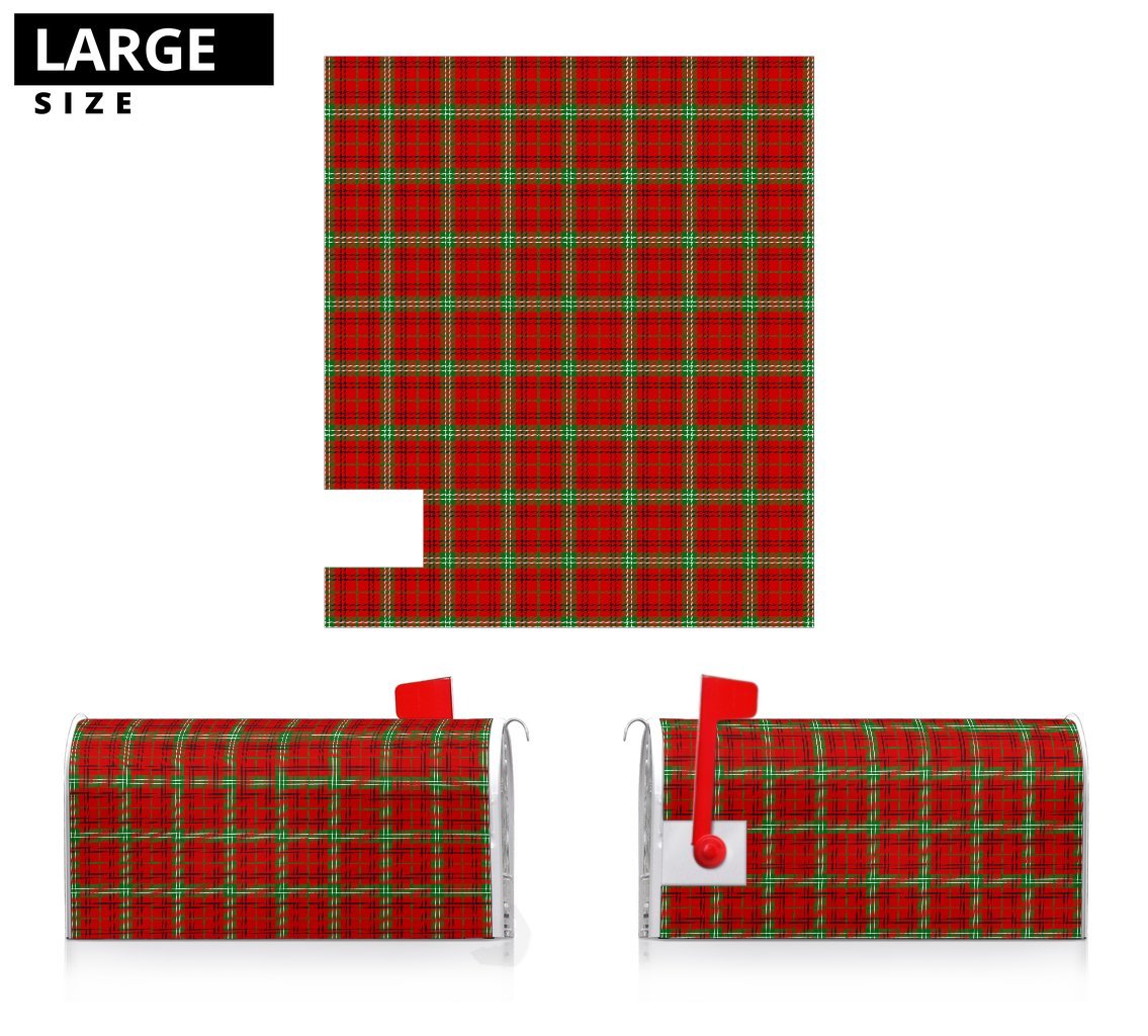Clan Morrison Red Modern Tartan Mailbox GJ57 Clan Morrison Tartan Today   