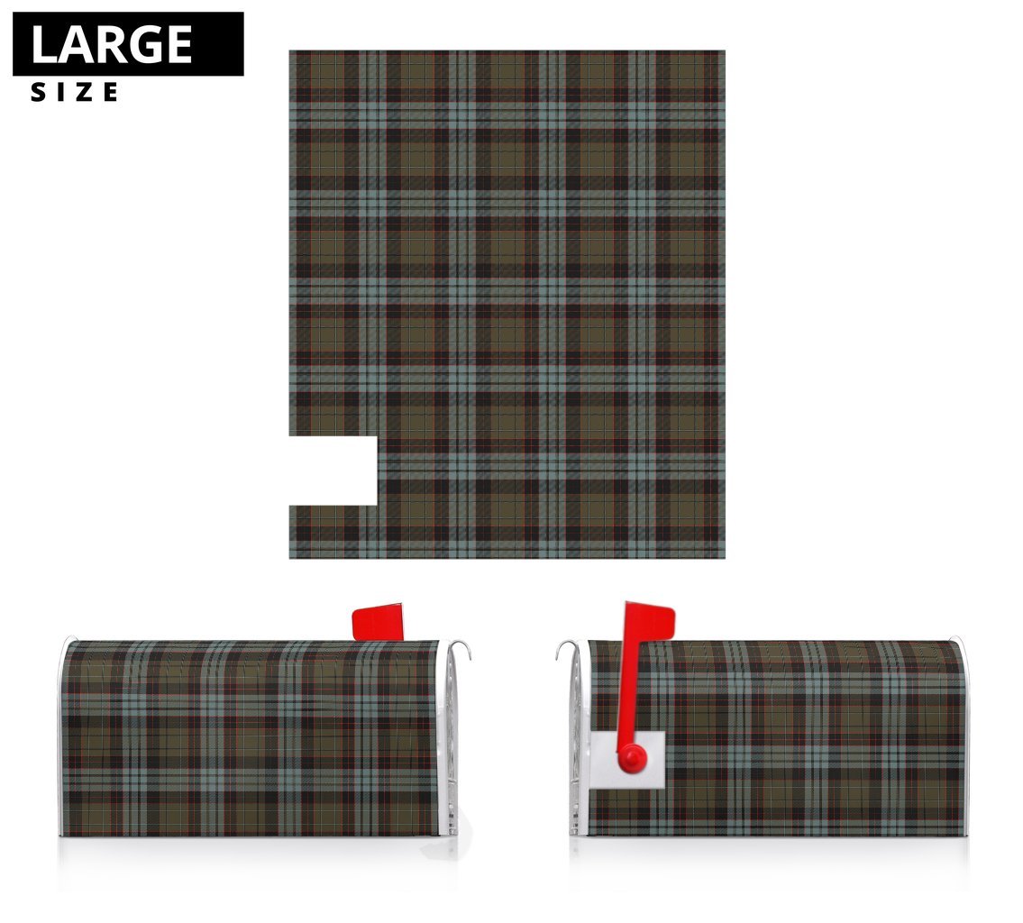 Clan Stewart Old Weathered Tartan Mailbox KG86 Clan Stewart Tartan Today   