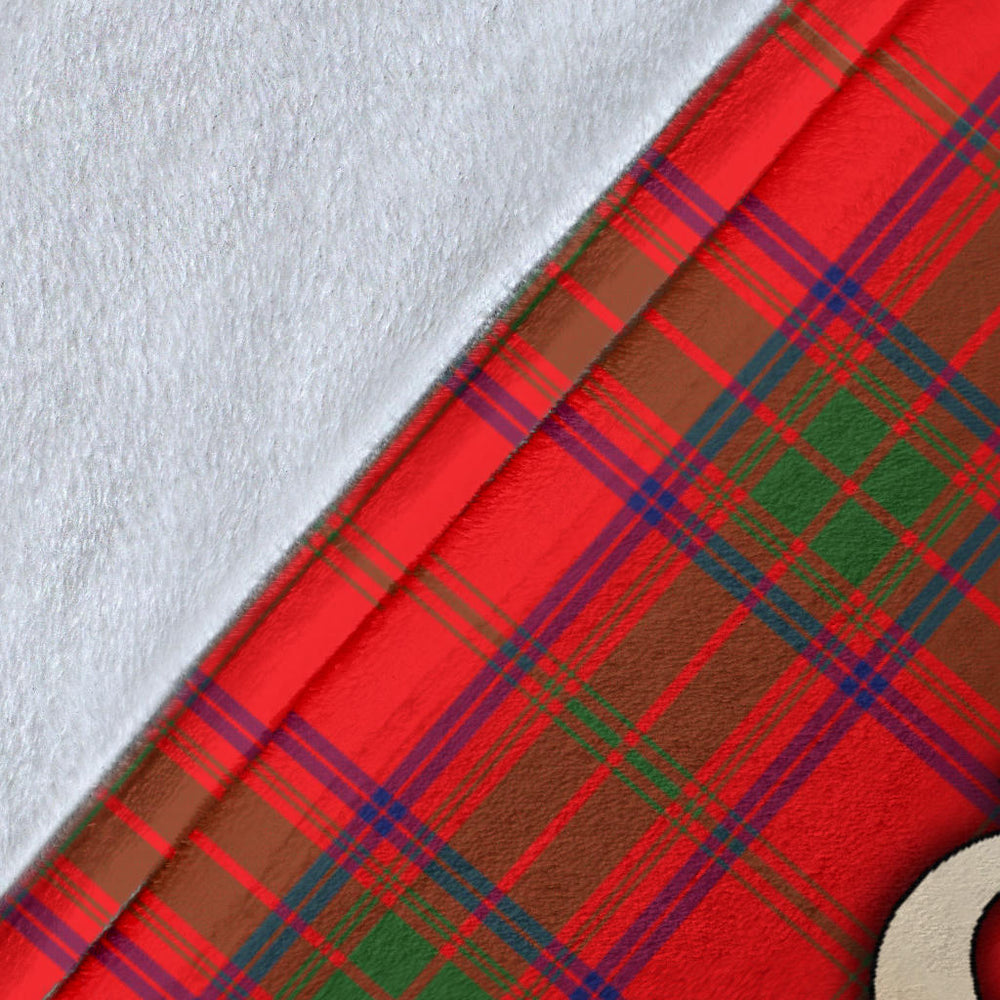 Clan Ross Modern Tartan Gold Courage Symbol Blanket  SPMR79 Clan Ross Tartan Today   
