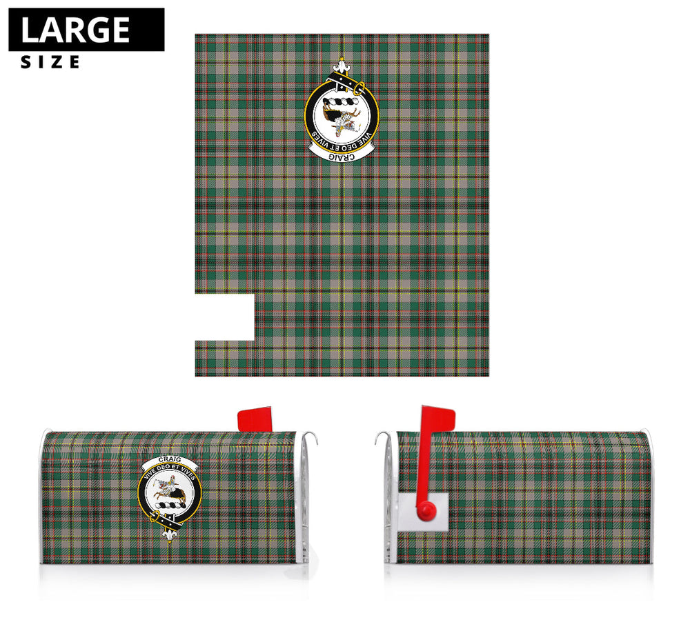 Clan Craig Ancient Tartan Crest Mailbox  - SPFC70 Clan Craig Tartan Today   