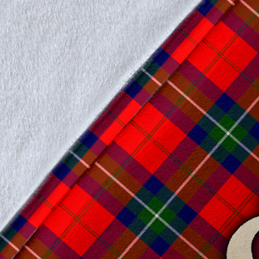 Ruthven Modern Gold Courage Symbol Blanket  SPXA44 Clan Ruthven Tartan Today   