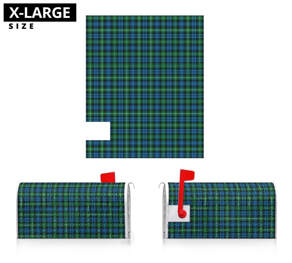 Clan Lyon Tartan Mailbox XE23  Tartan Today   