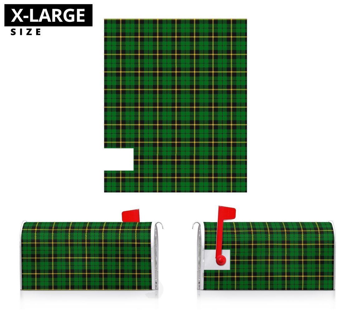 Clan Wallace Hunting Green Tartan Mailbox IT29 Clan Wallace Tartan Today   