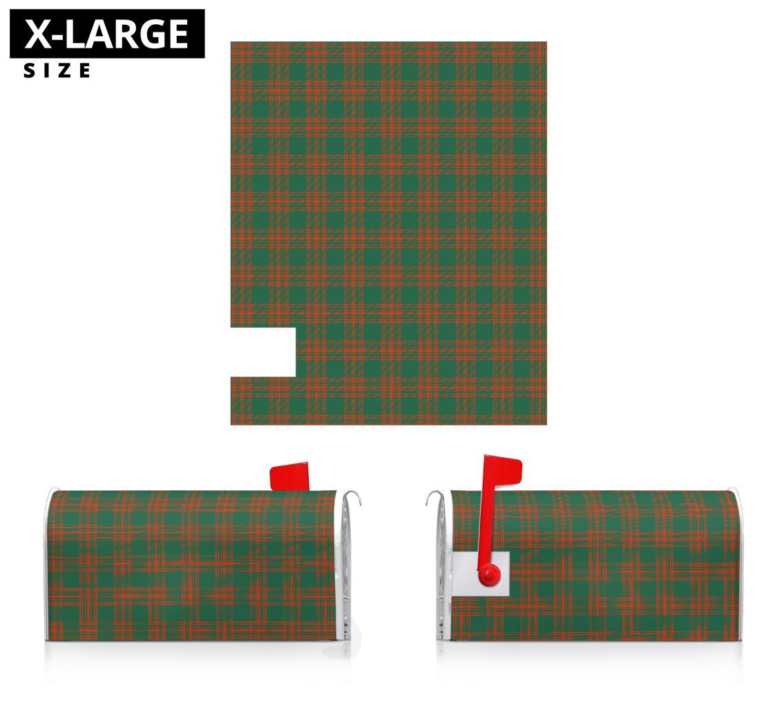 Clan Menzies Green Ancient 2 Tartan Mailbox YX71 Clan Menzies Tartan Today   