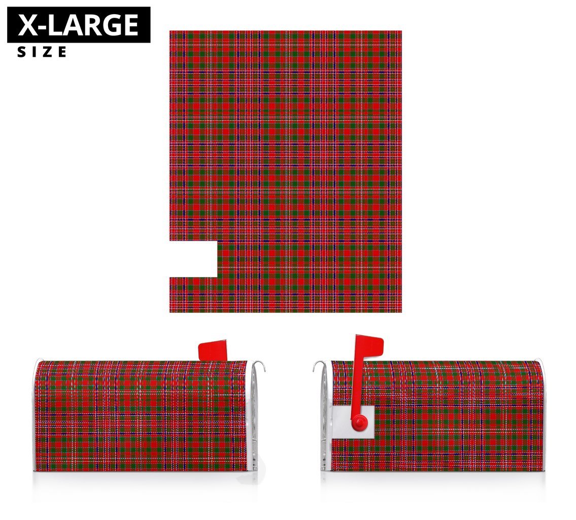 Clan MacAlister Modern Tartan Mailbox FB31 Clan MacAlister Tartan Today   