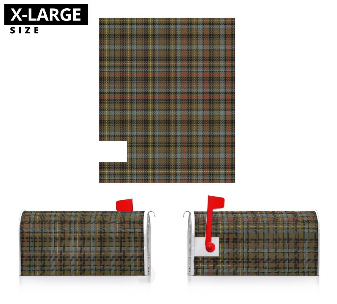 Clan Stewart Hunting Weathered Tartan Mailbox HN81 Clan Stewart Tartan Today   