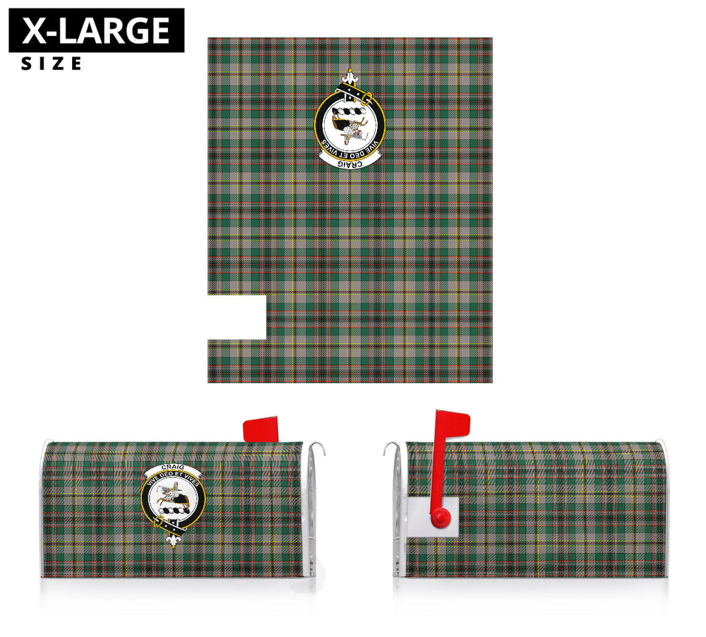 Clan Craig Ancient Tartan Crest Mailbox  - SPFC70 Clan Craig Tartan Today   