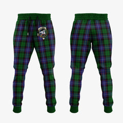 Clan Galbraith Tartan Crest Jogger Sweatpants CF27 Clan Rait Tartan Today   