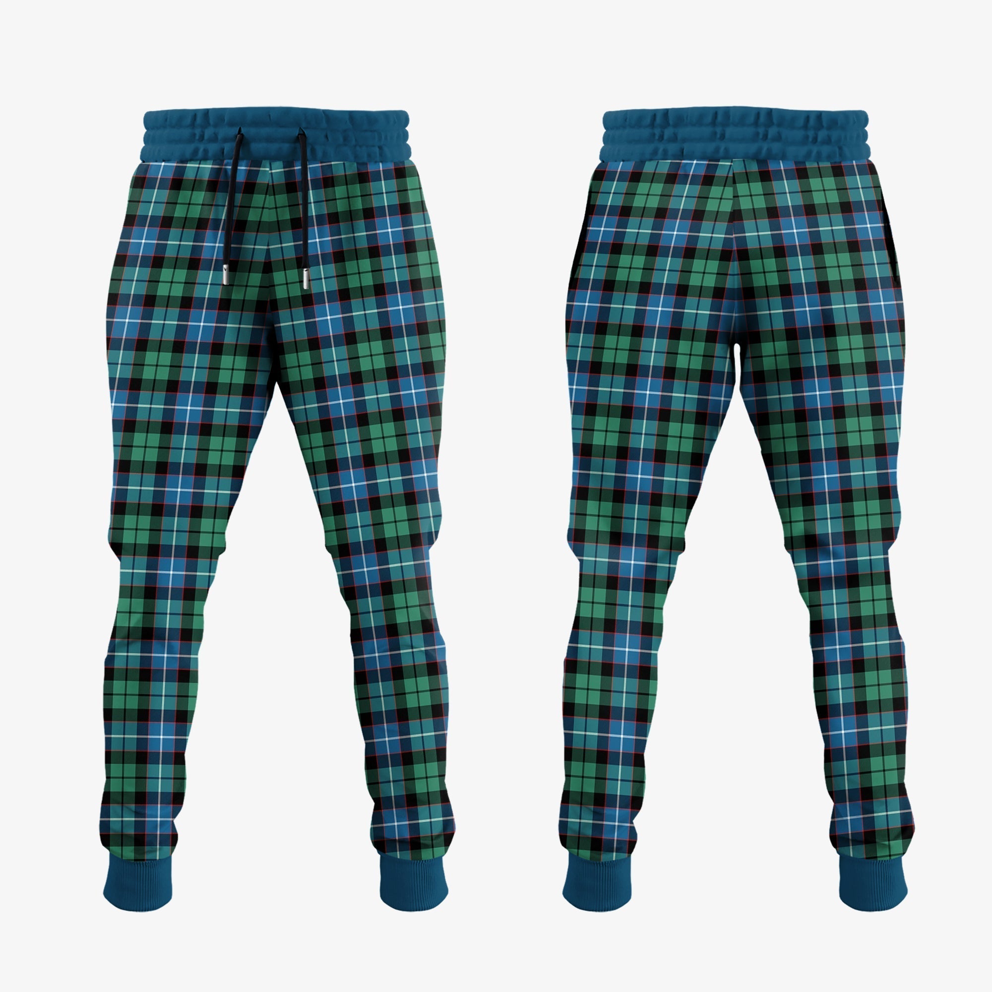 Clan Galbraith Ancient Tartan Crest Jogger Sweatpants VX31 Clan Rait Tartan Today   