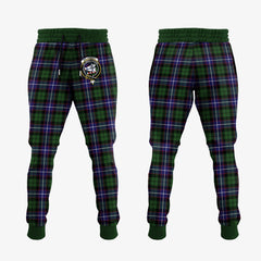 Clan Galbraith Modern Tartan Crest Jogger Sweatpants WS50 Clan Rait Tartan Today   