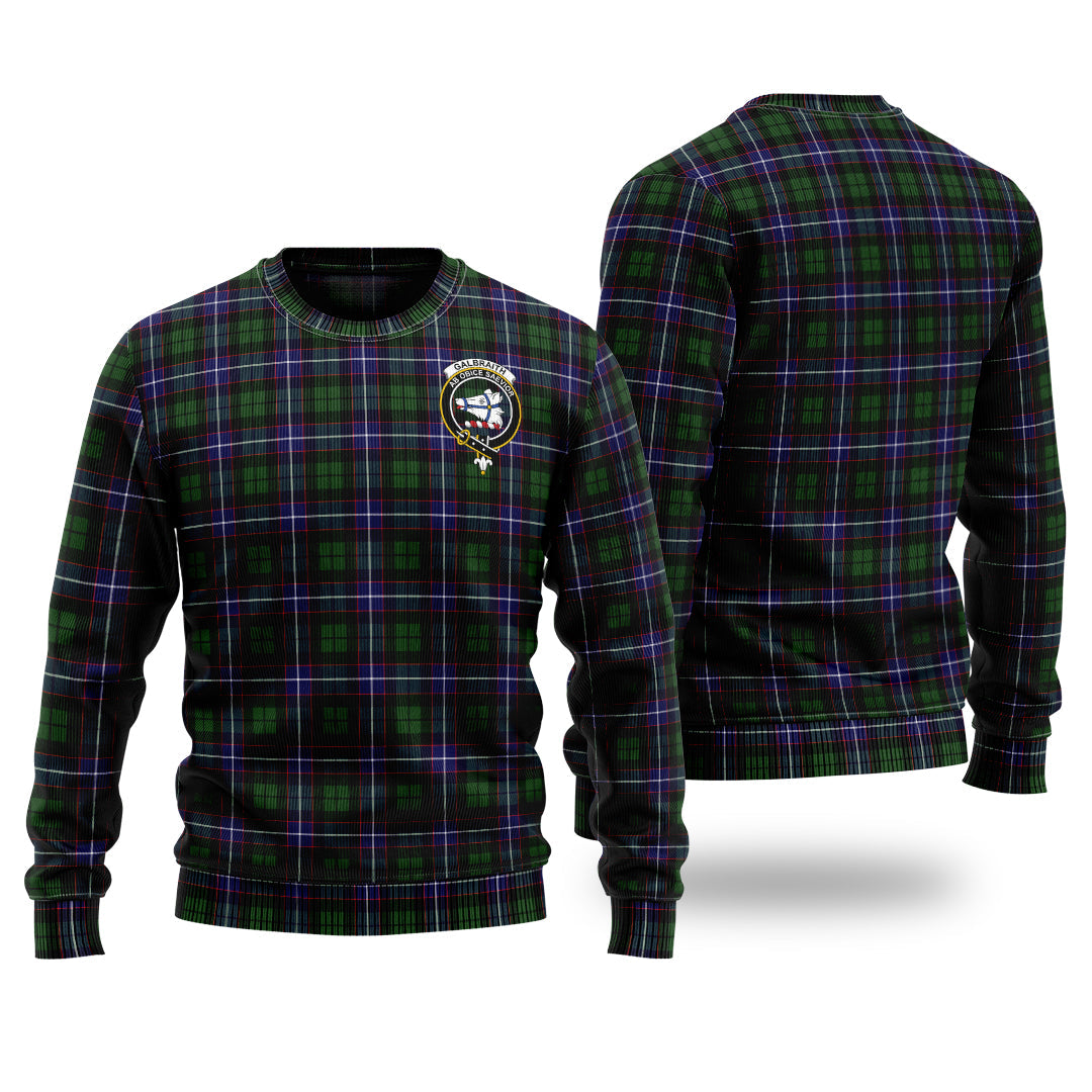 Clan Galbraith Modern Tartan Christmas Ugly Sweater ND69 Galbraith Modern Tartan Tartan Sweater   