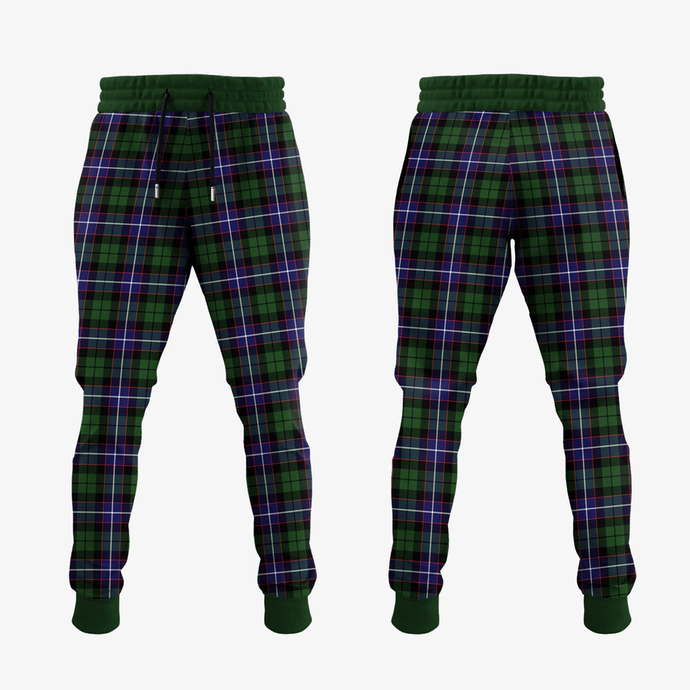 Clan Galbraith Modern Tartan Crest Jogger Sweatpants WS50 Clan Rait Tartan Today   
