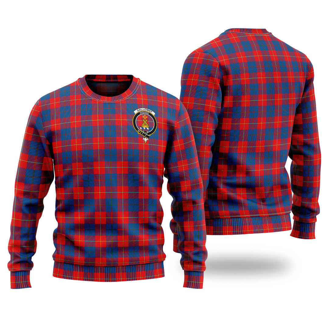 Clan Clan Galloway Red Tartan Christmas Ugly Sweater TQ34 Galloway Red Tartan Tartan Sweater   