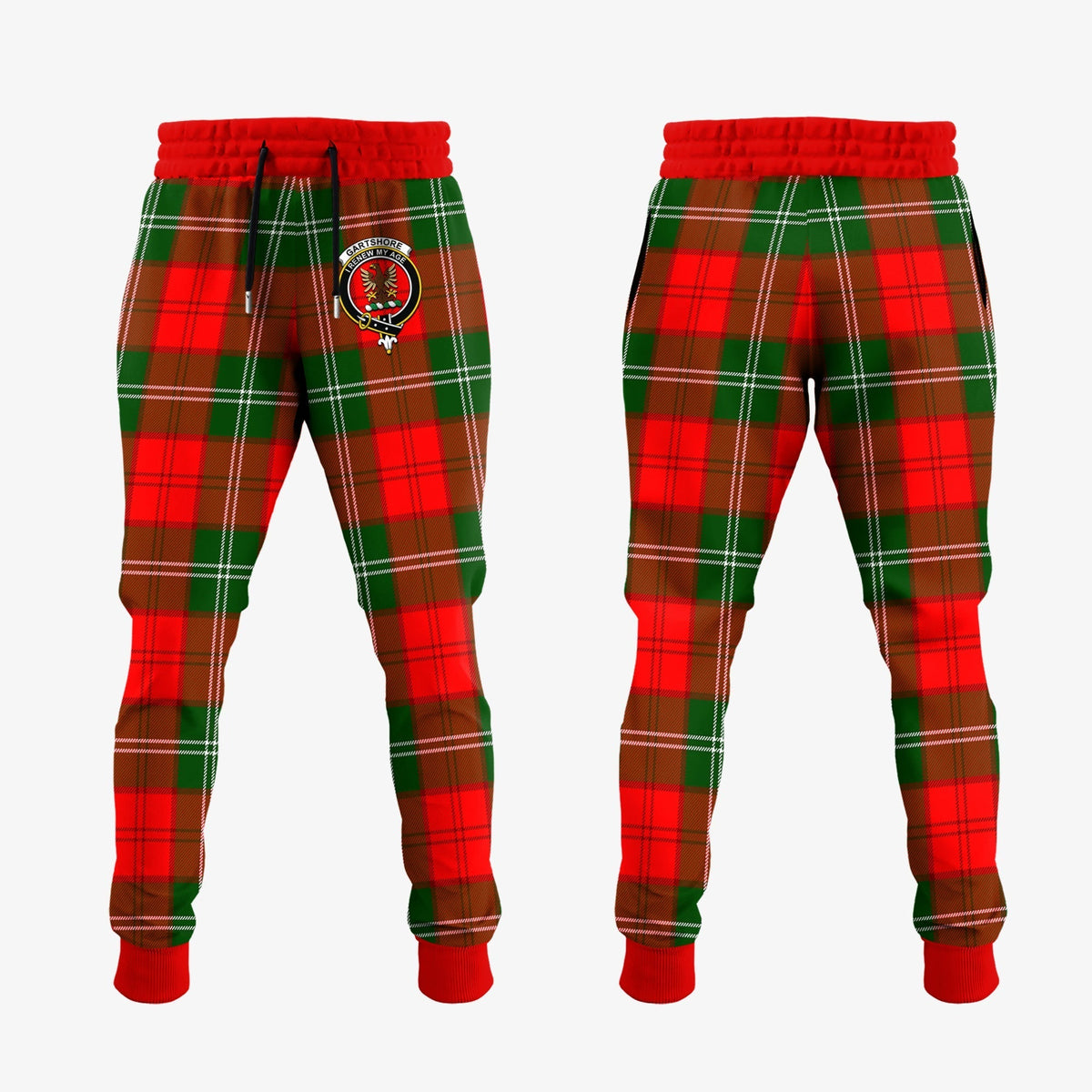 Clan Gartshore Tartan Crest Jogger Sweatpants YZ13 Clan Gartshore Tartan Today   