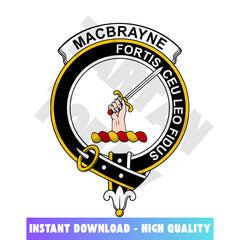 Clan MacBrayne Tartan Crest, Badges, Heraldry, Clans, Family Scotland PNG, Digital ClipArt High Quality JS79 MacBrayne Tartan Tartan Today