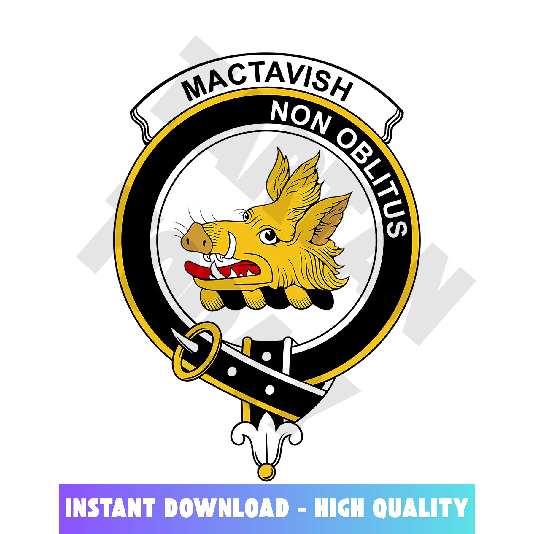 Clan MacTavish Tartan Crest, Badges, Heraldry, Clans, Family Scotland PNG, Digital ClipArt High Quality SE67 MacTavish Tartan Tartan Today