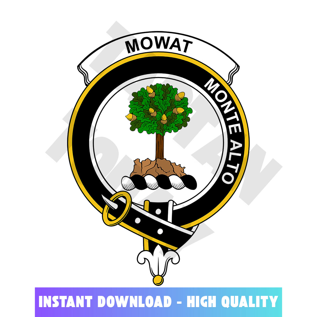 Clan Mowat (of Inglistoun) Tartan Crest, Badges, Heraldry, Clans, Family Scotland PNG, Digital ClipArt High Quality GT18 Mowat (of Inglistoun) Tartan Tartan Today