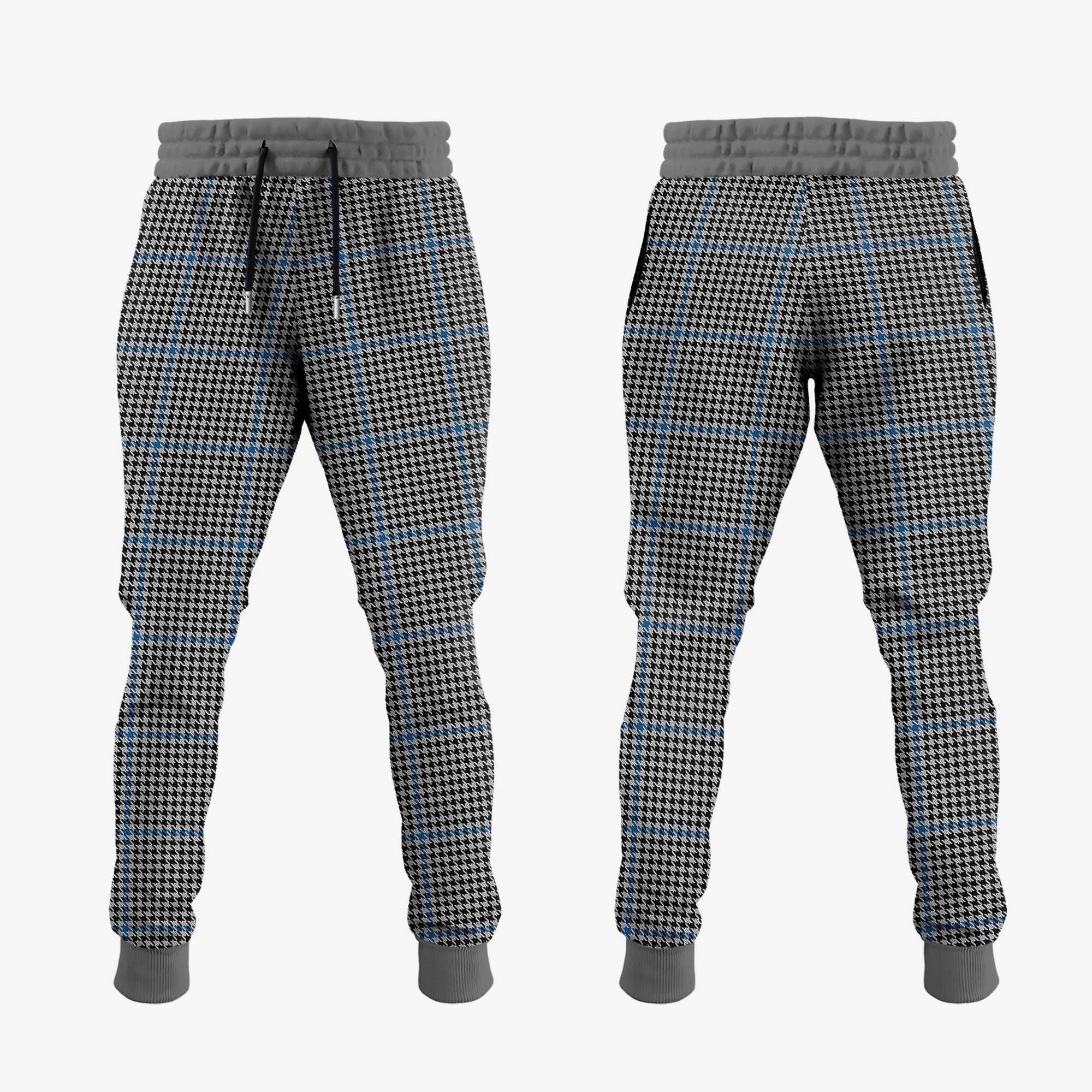 Clan Gladstone Tartan Crest Jogger Sweatpants EH51 Clan Hall Tartan Today   