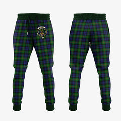 Clan Gordon Tartan Crest Jogger Sweatpants HG31 Clan Gordon Tartan Today   