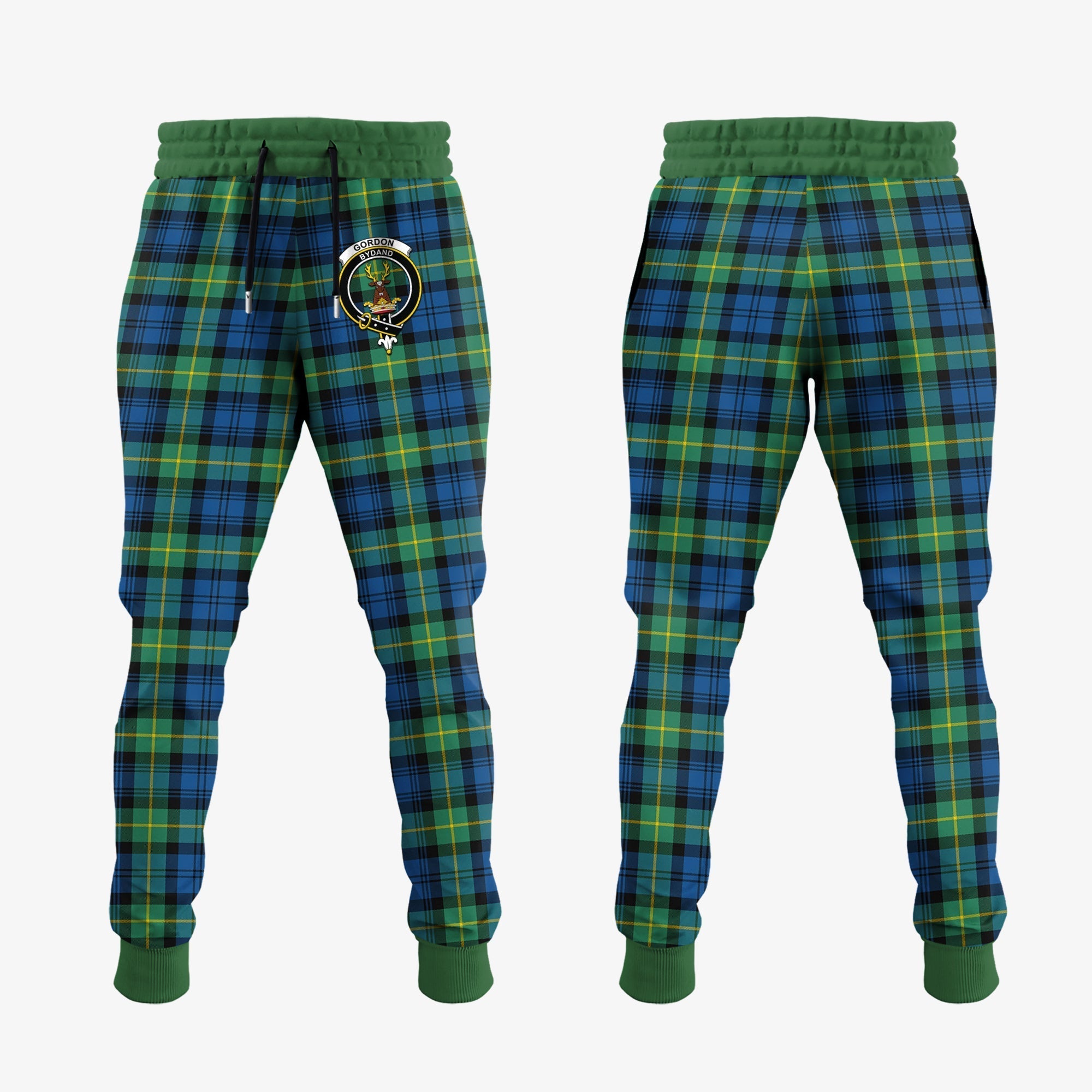 Clan Gordon Ancient Tartan Crest Jogger Sweatpants YA25 Clan Gordon Tartan Today   