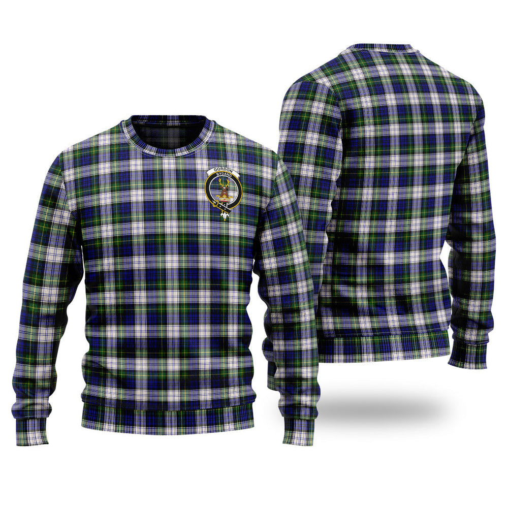 Clan Gordon Dress Modern Tartan Christmas Ugly Sweater JX51 Gordon Dress Modern Tartan Tartan Sweater   