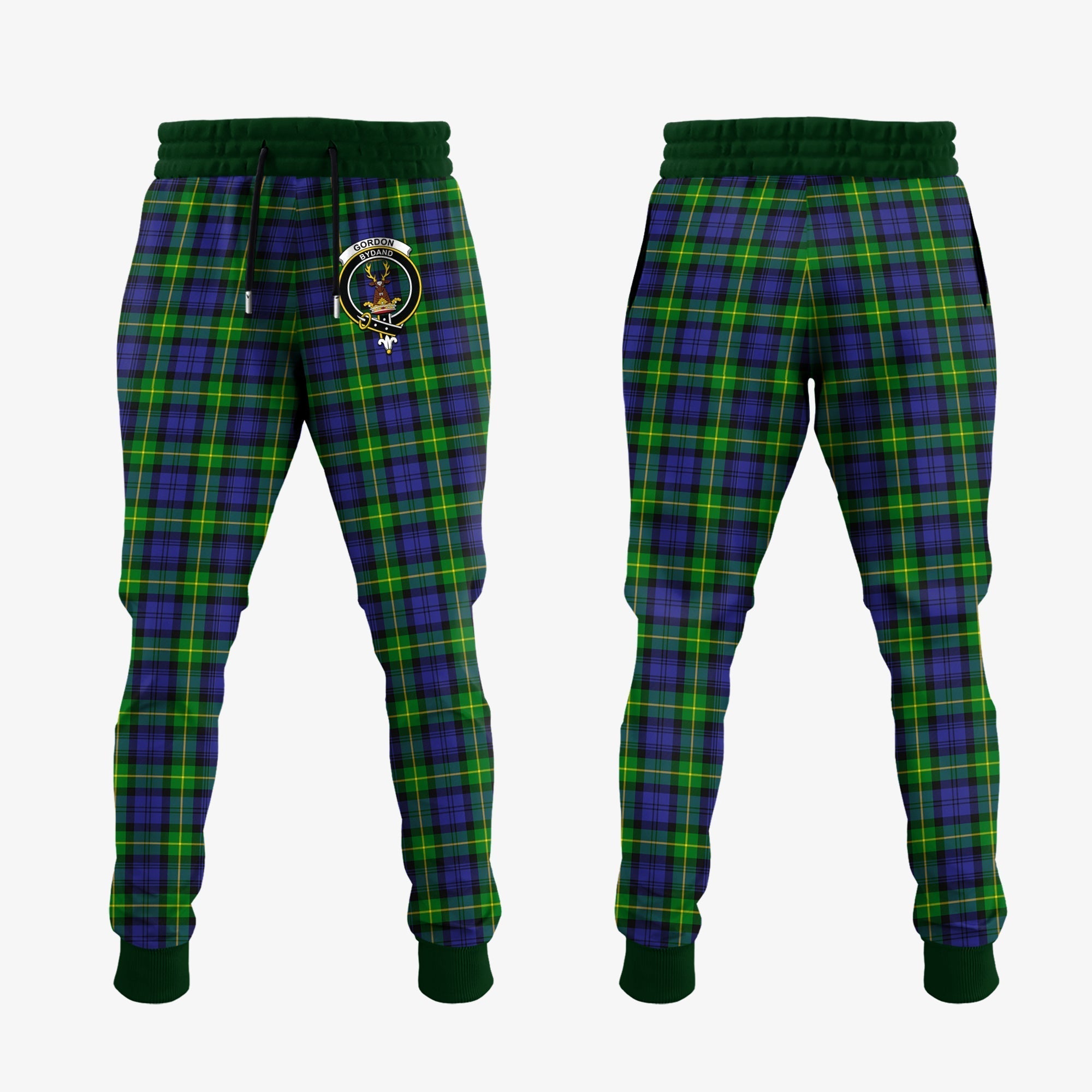 Clan Gordon Modern Tartan Crest Jogger Sweatpants HI66 Clan Gordon Tartan Today   
