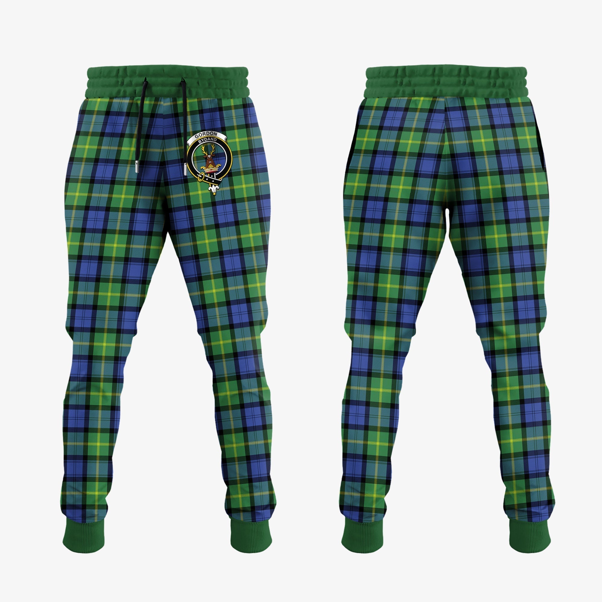 Clan Gordon Old Ancient Tartan Crest Jogger Sweatpants EI56 Clan Gordon Tartan Today   