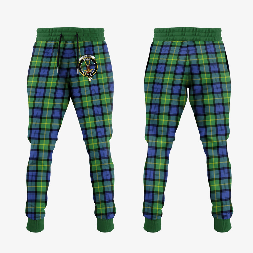 Clan Gordon Old Ancient Tartan Crest Jogger Sweatpants EI56 Clan Gordon Tartan Today   
