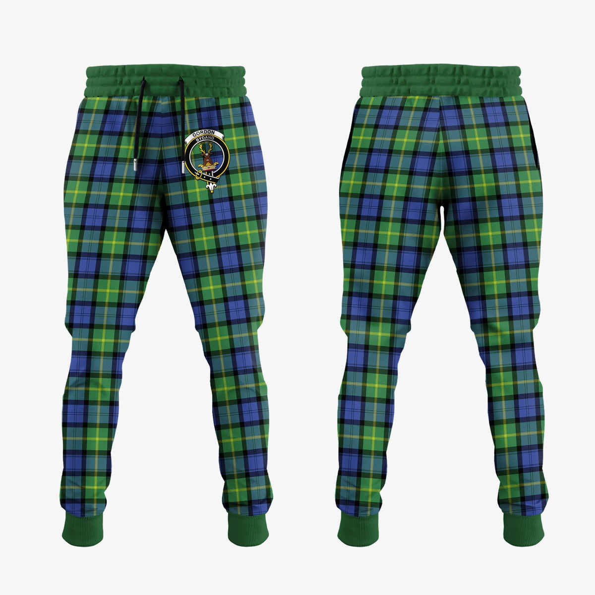 Clan Gordon Old Ancient Tartan Crest Jogger Sweatpants EI56 Clan Gordon Tartan Today   