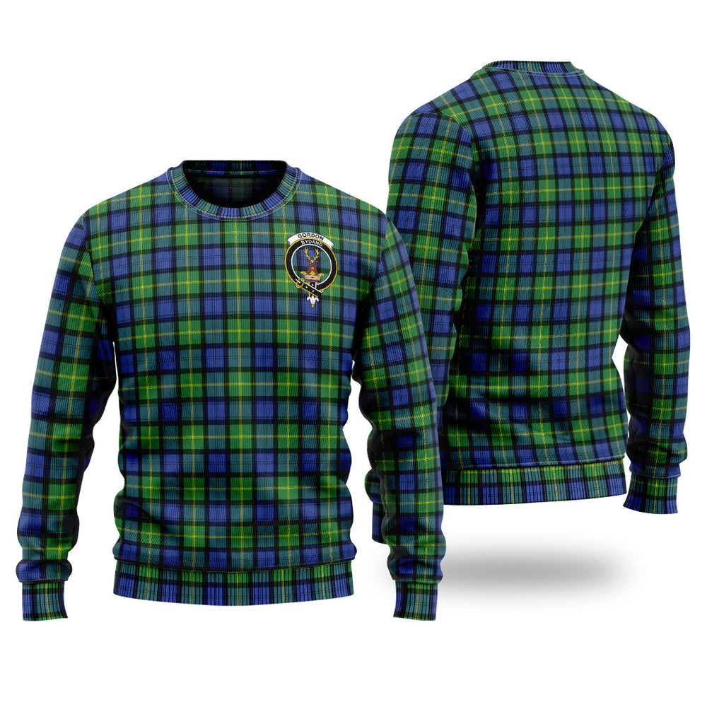 Clan Gordon Old Ancient Tartan Christmas Ugly Sweater VT46 Gordon Old Ancient Tartan Tartan Sweater   