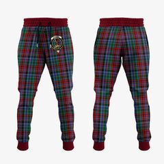 Clan Gordon Red Tartan Crest Jogger Sweatpants MR42 Clan Gordon Tartan Today   