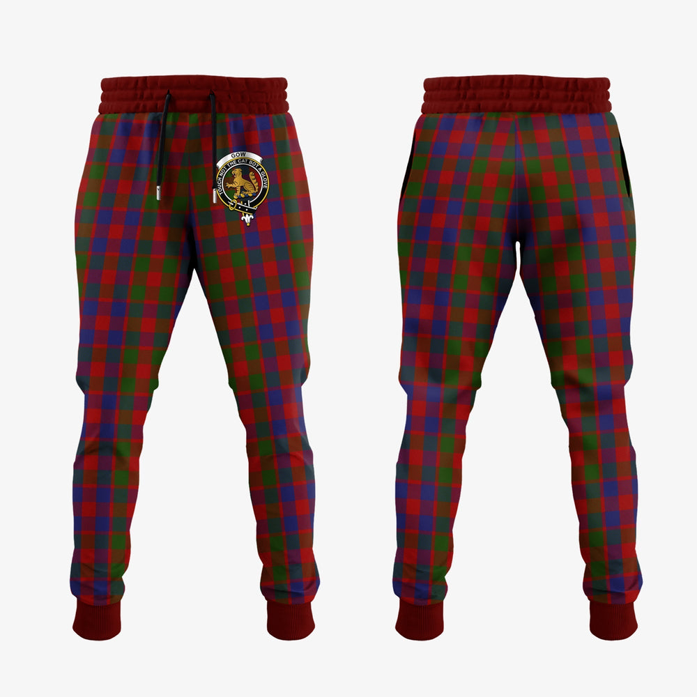 Clan Gow Tartan Crest Jogger Sweatpants IF16 Clan Gow Tartan Today   