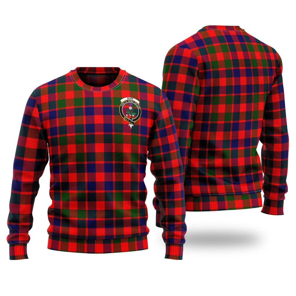 Clan Gow Of Skeoch Tartan Christmas Ugly Sweater AN28 Gow Of Skeoch Tartan Tartan Sweater   