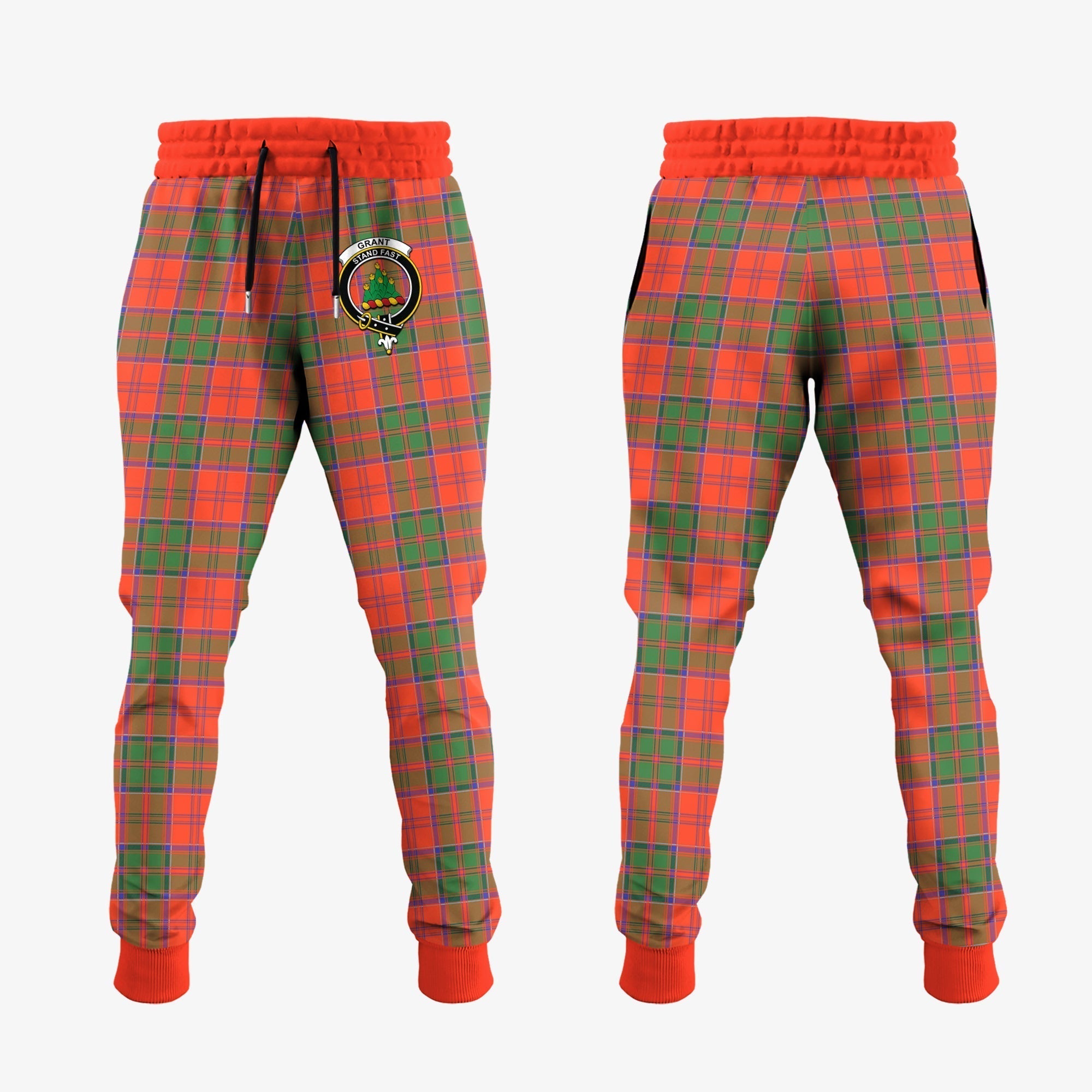 Clan Grant Ancient Tartan Crest Jogger Sweatpants XG99 Clan Grant Tartan Today   